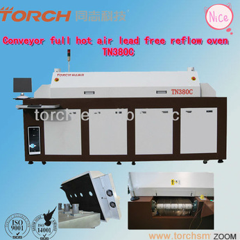 SMT /SMD lead free converyer full hot air Reflow Oven TN380C