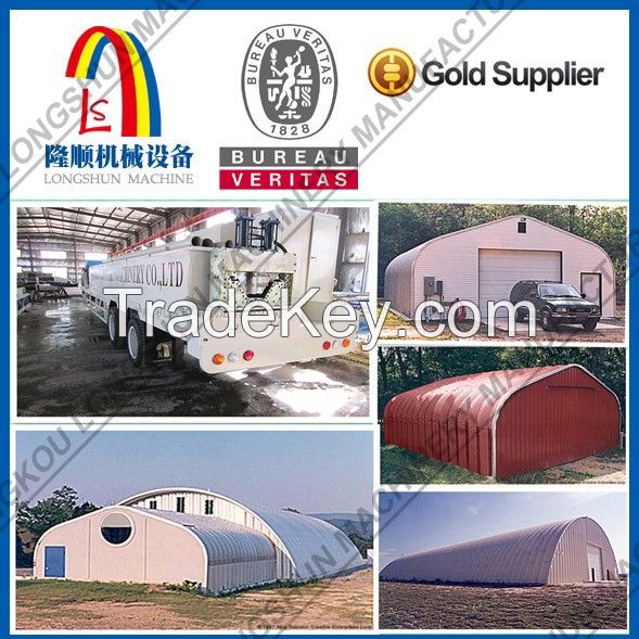 Arch Steel building panels making machine