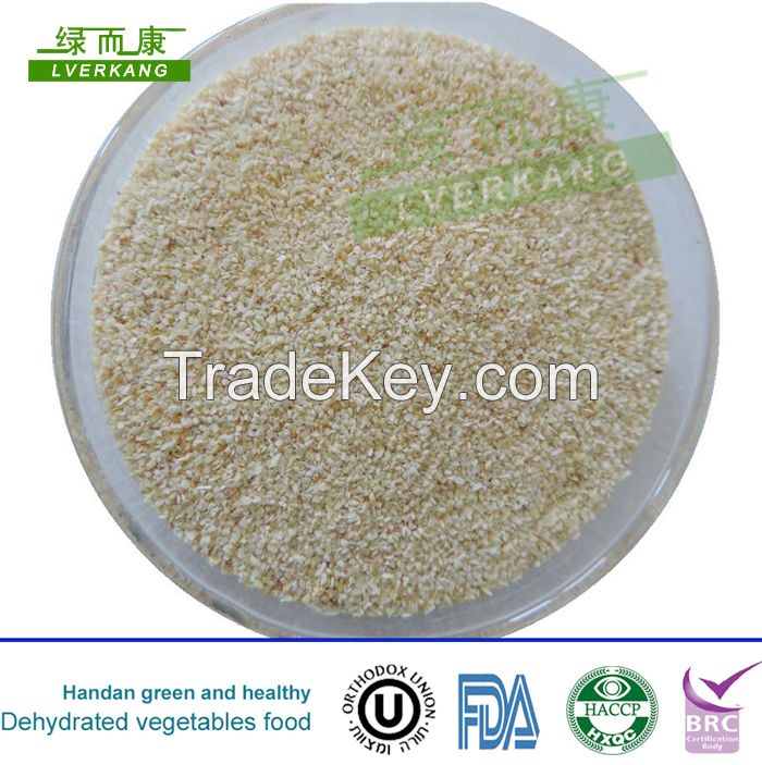 big quantity and good quality garlic granule with the certification of HACCP, BRC, OU, HALAL, FDA