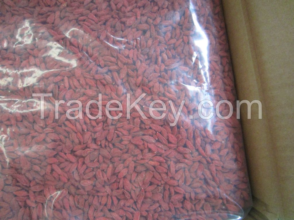 bulk quantity and good quality Ningxia goji berry with certification of HACCP