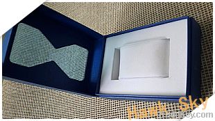 blue packing box with special window