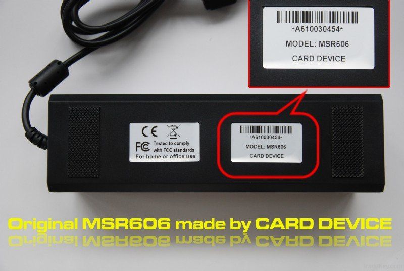 MRS606 RS232/USB Magnetic Card Reader