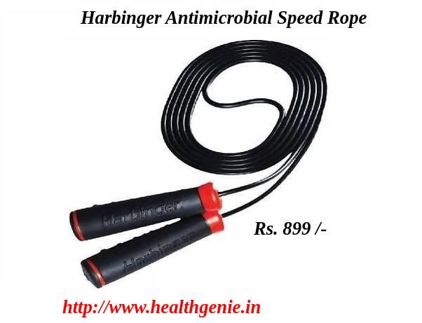 Harbinger Antimicrobial Speed Rope, Black