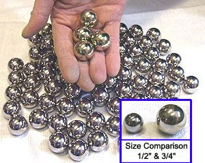 Chrome steel ball 1/2&quot; G10