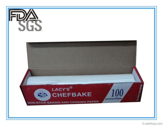 Greaseproof Non-stick Silicone Treated Parchment Paper Roll