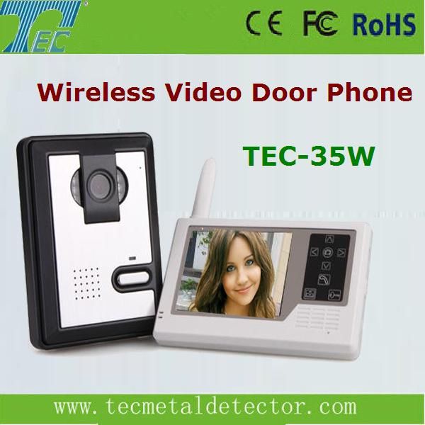 3.5-inch color wireless video door phone intercom