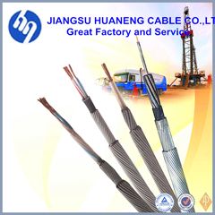 HUANENG SUYOU W7BPP-12.40 7-conductor PP insulated galvanized steel wire armored well logging cable in oil-field
