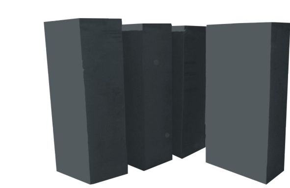 high density isostatic graphite blocks