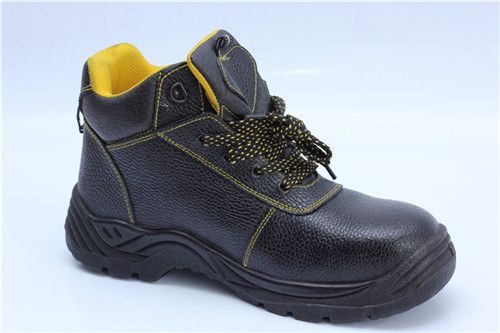 PU sole  leather  steel toe cap safety shoes, safety work boots, 8069