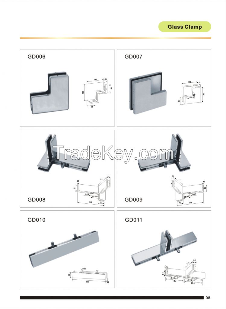 Popular Glass shower hinges  WIth High Quality