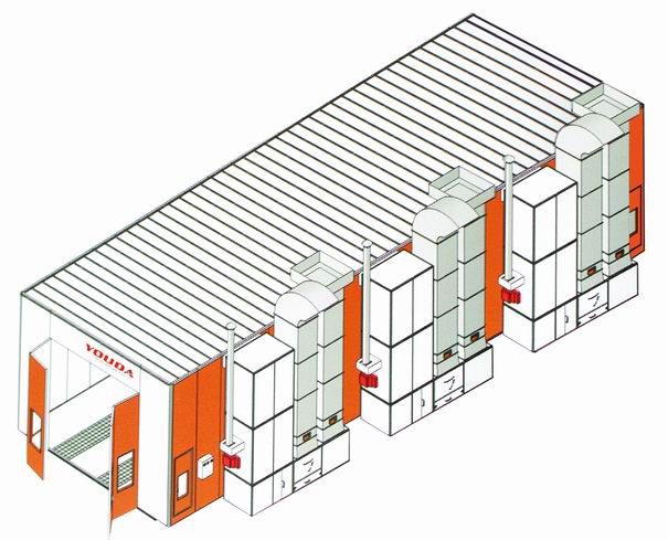 Bus and truck Spray Booth, industrial spray booth