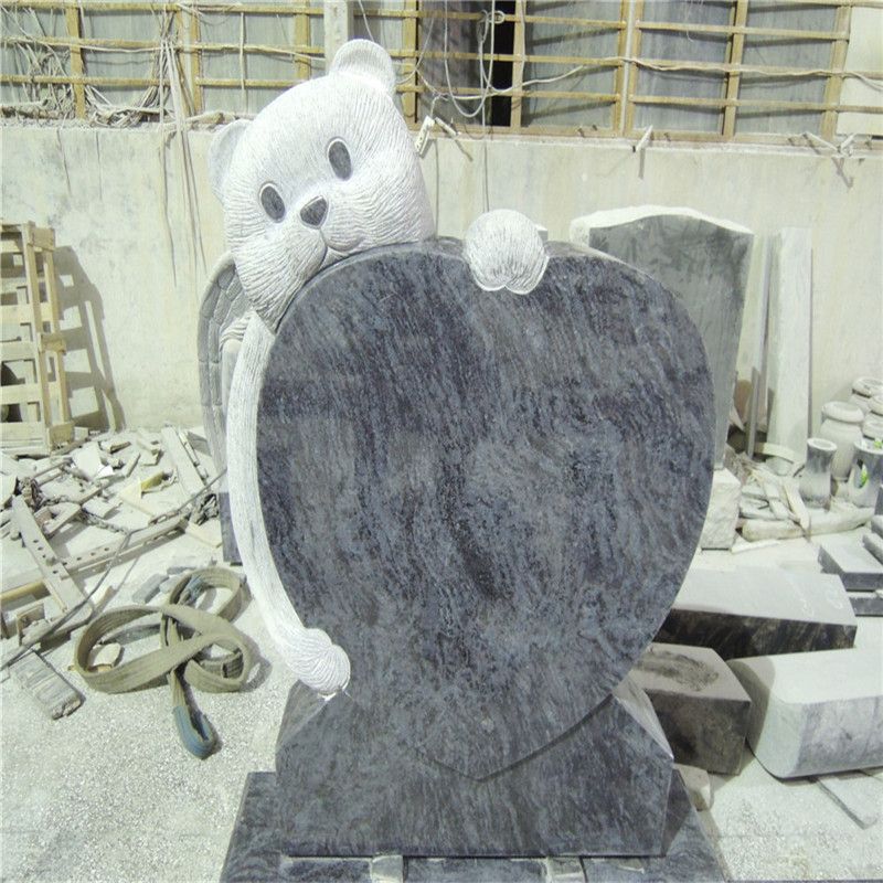 Teddy bear tombstone , Baby tombstone