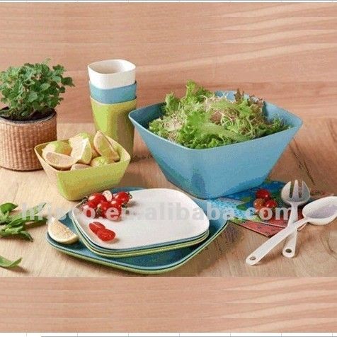 Bamboo fiber biodegradable and eco friendly dinnerwares