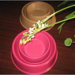 Bamboo fiber biodegradable and eco friendly pet bowls & Feeders