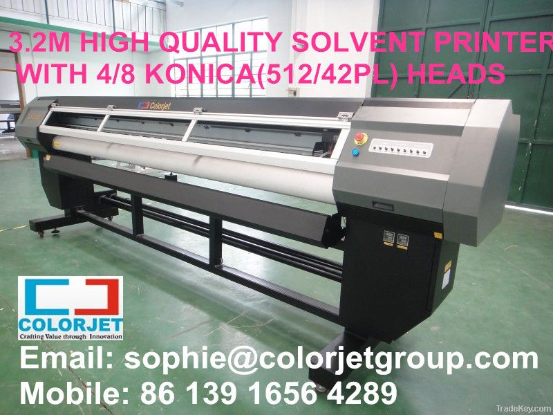 3.2m economic type high quality solvent printer