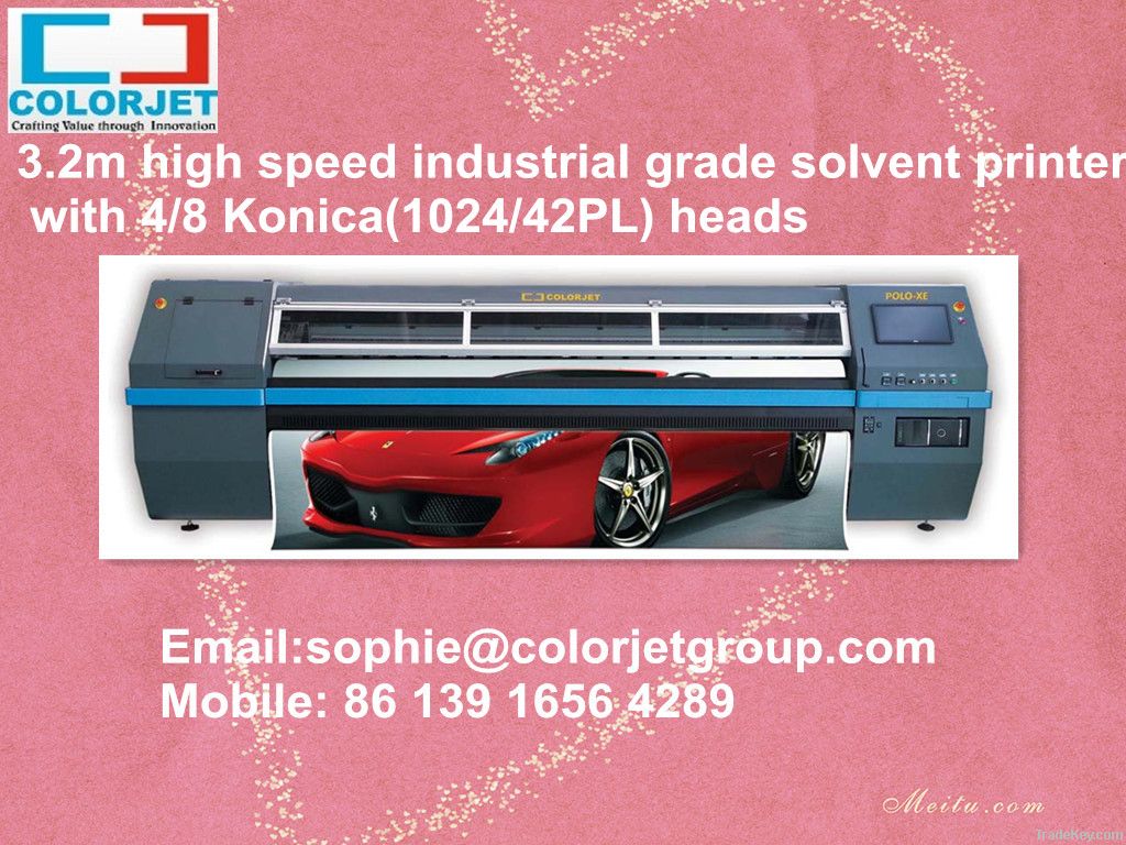 wide format solvent printer