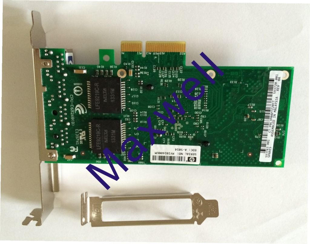 593722-B21 593743-001 593720-001 NC365T 4 Ports 1Gb NIC Ethernet Server Adapter