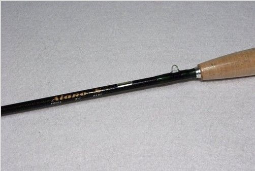 8 - 9 ft wooden handle high carbon SIC guid fly rod