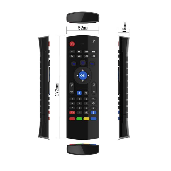 2014 Newest 2.4G Wireless Keyboard Mouse remote control Motion Stick For TV Box