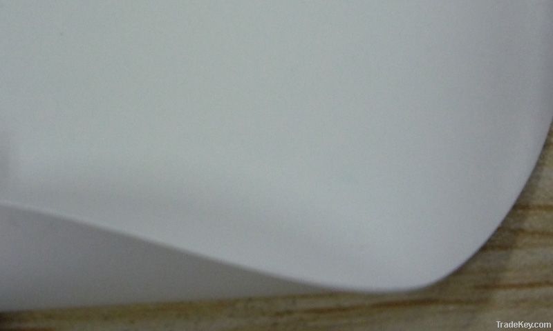 The white pure PVC raincoat tarps pvc film