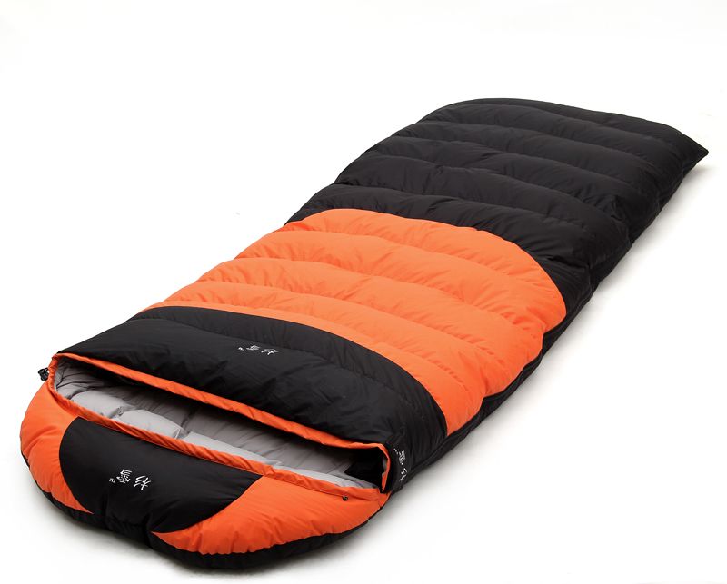 Down filling envelop sharp Sleeping bag