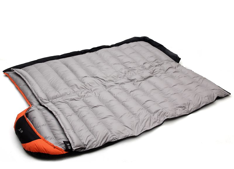 Down filling envelop sharp Sleeping bag