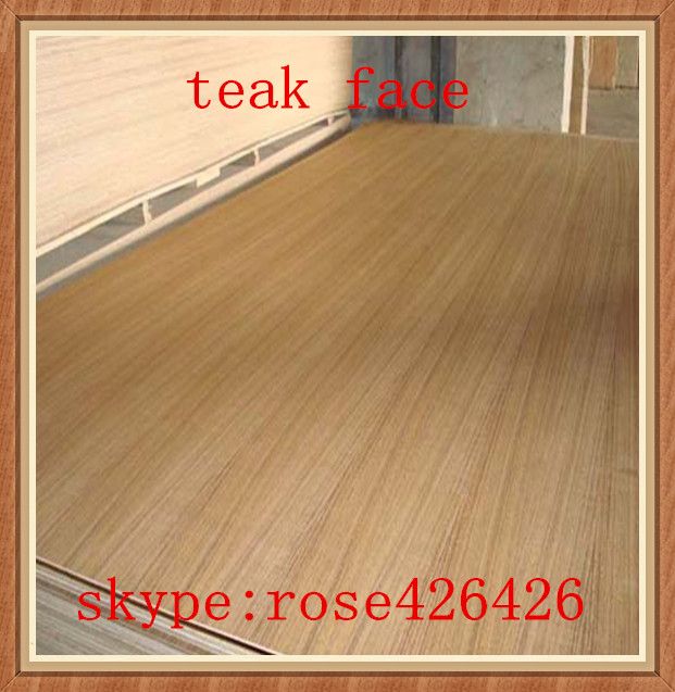 1220x2440mm teak plywood  for the middle east market