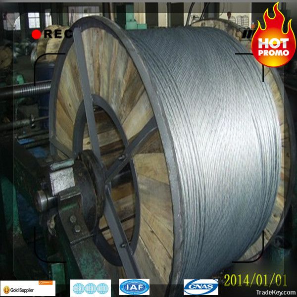 High quality 9/16 19/2.87mm astm a-475 galvanized steel guy wire