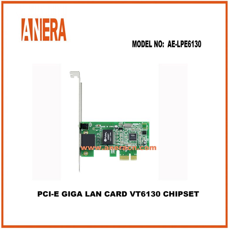 PCI-e Giga LAN CARD VT6130 CHIPSET
