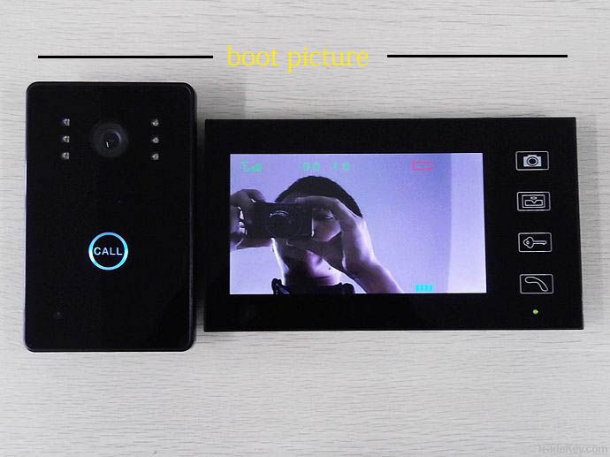 7 LCD color wireless video door phone with OSD HZ806WMJ11