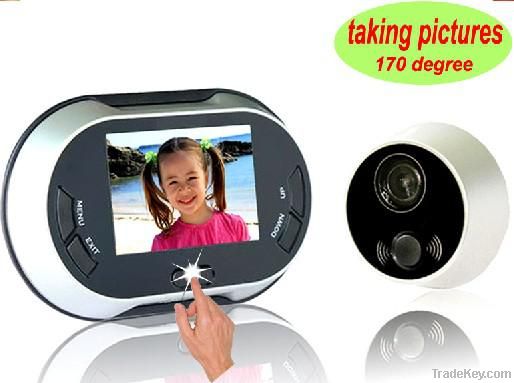 3.5'' digital door knocker viewer peephole viewer infrared HZ-3502