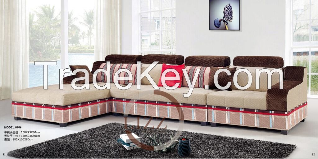 Modern Home  Furniture Living Room Top Quality Fabric Sofa L.M.D.810