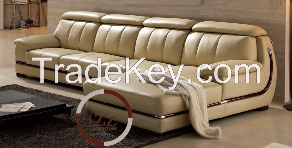 Home Decorators Living Room Furniture Genuine Leather Sofa L.B3063
