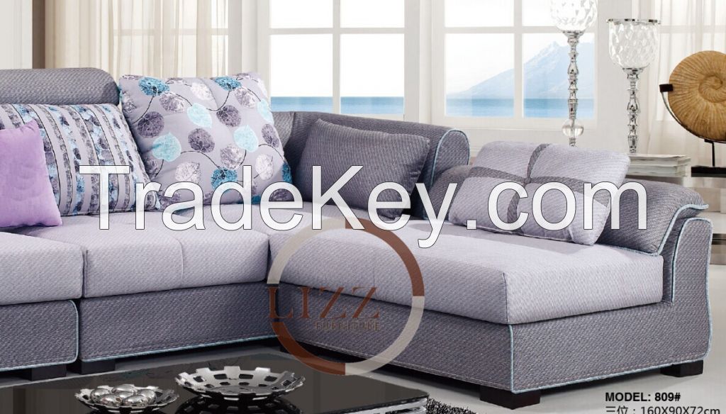 Home Furniture Sets Modern Living Room Fabric Sofa L.M.D.809#