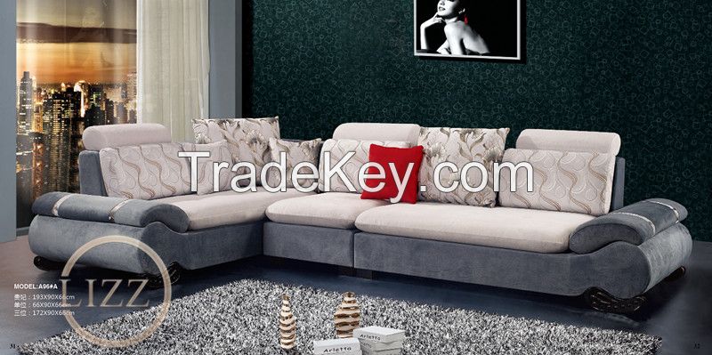 Home Furniture Sets Living Room Fabric Sofa L.A.96#