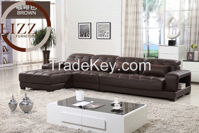 Home Furniture Living Room Sofa Leather Stylish Sofa A.L.339