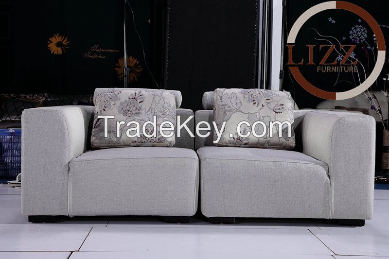 Europe and Franch Modern Home  Furniture Living Room Top  Fabric Sofa A.F.888