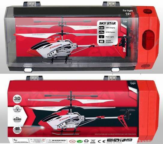 3 Function Remote Control Helicopter With  Gyroscopes And Infrared