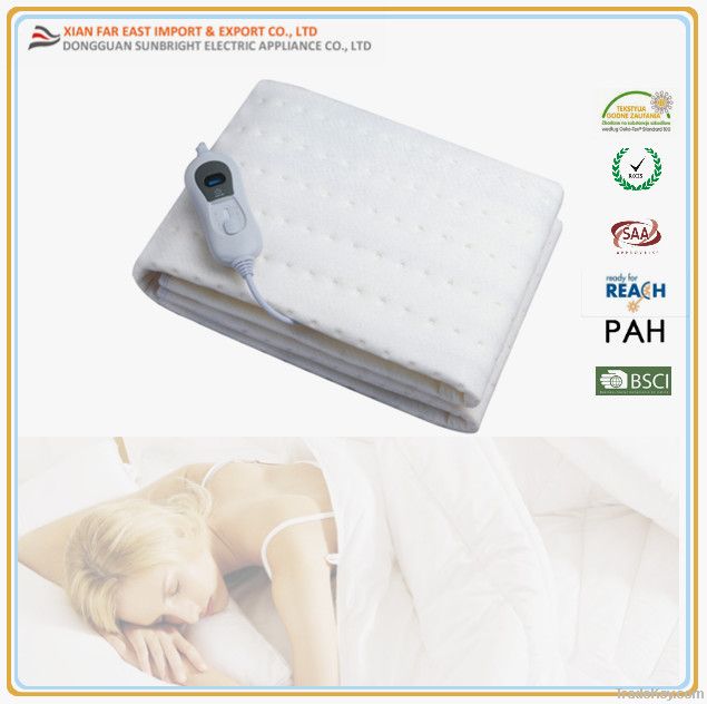 Alibaba China Supplier Polyester Single Electric Heat Blanke