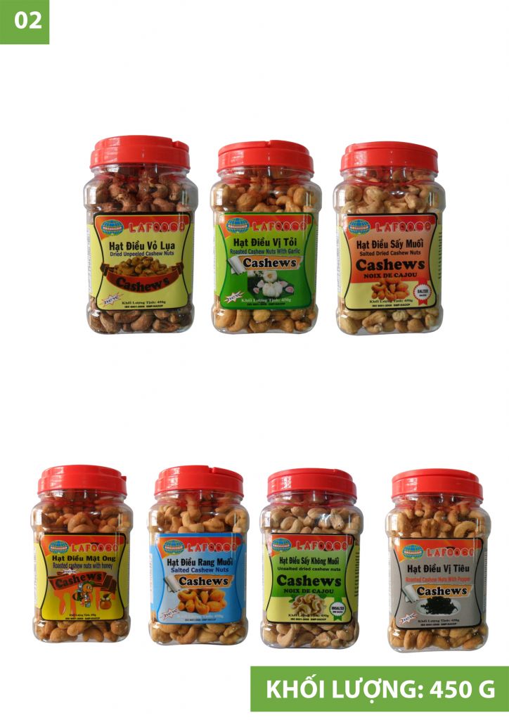 cashews kernels and peanuts