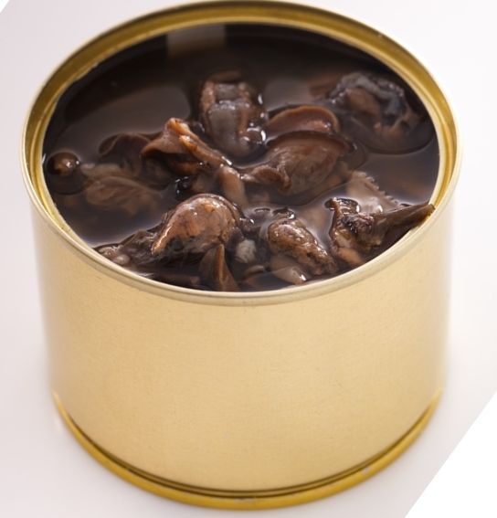 Canned snails meat
