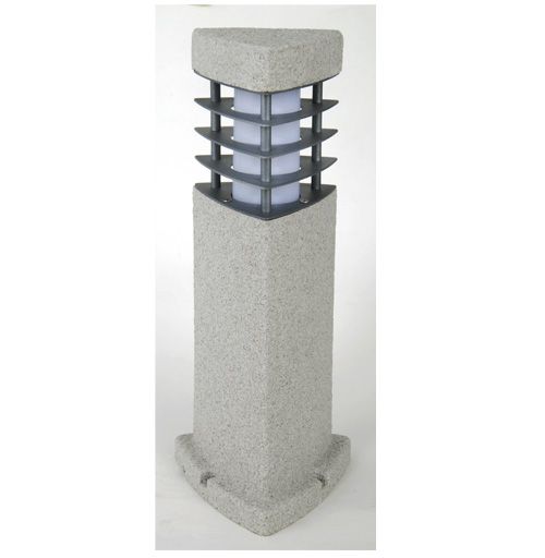 lawn lamp in stone color painting