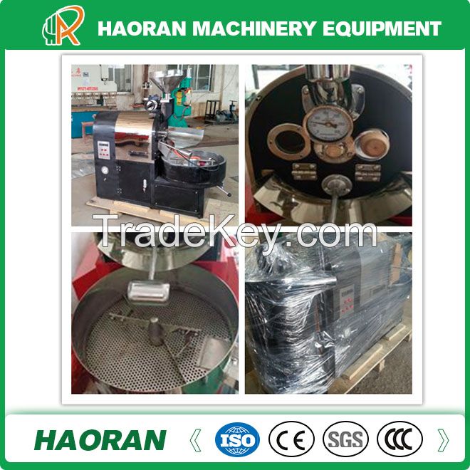 High efficiency HRHP-30 cocoa bean roasting machine with good service
