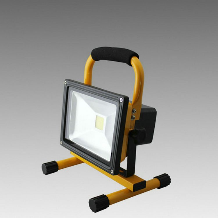 30W Portable Rechargeable Led Flood light with EU/US plug and car charger