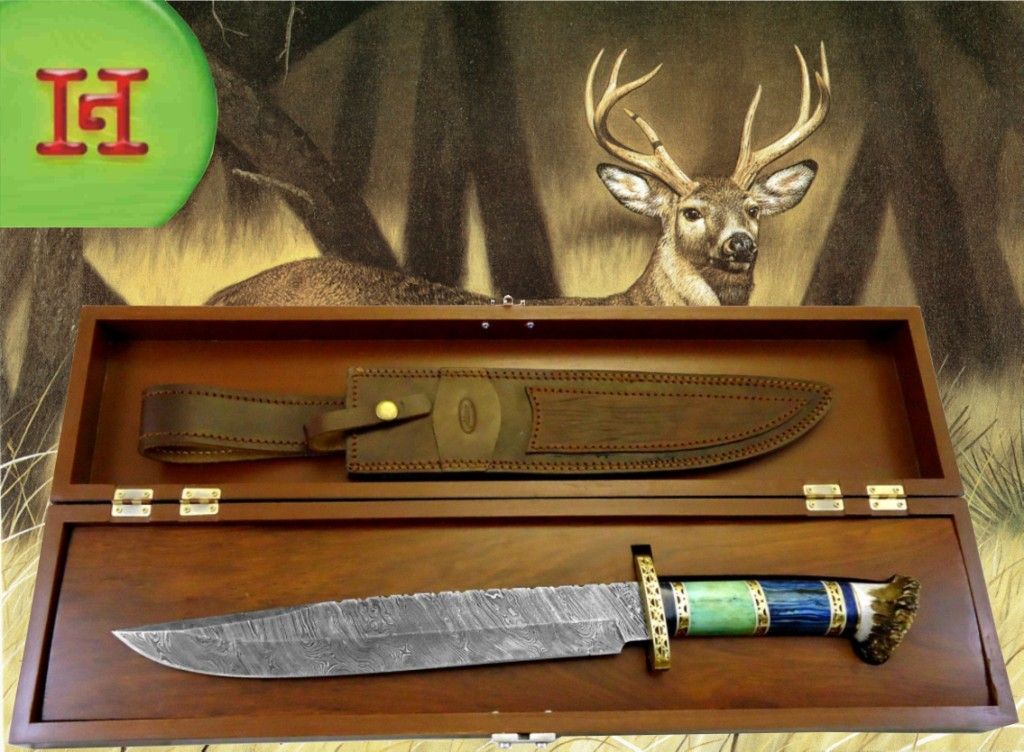 Damascus steel Hunting knife GH-4025