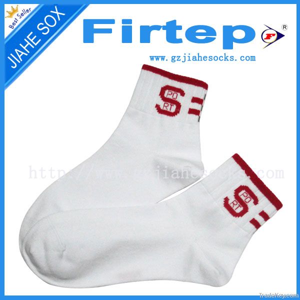 custom men cotton sock sports sock factory in guangdong