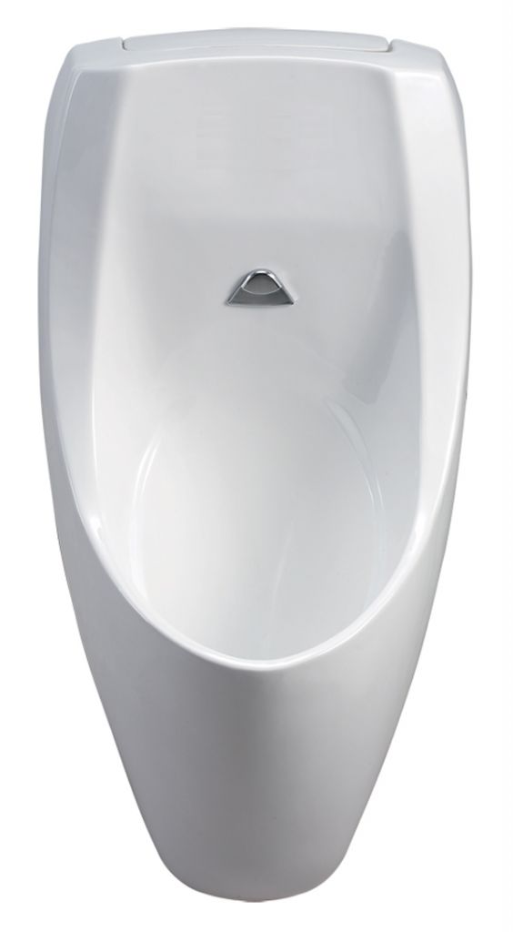 Urinal flusher microwave controlled automatic urinal flusher