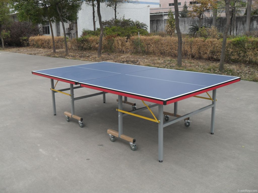Folding and Movable Table Tennis Table