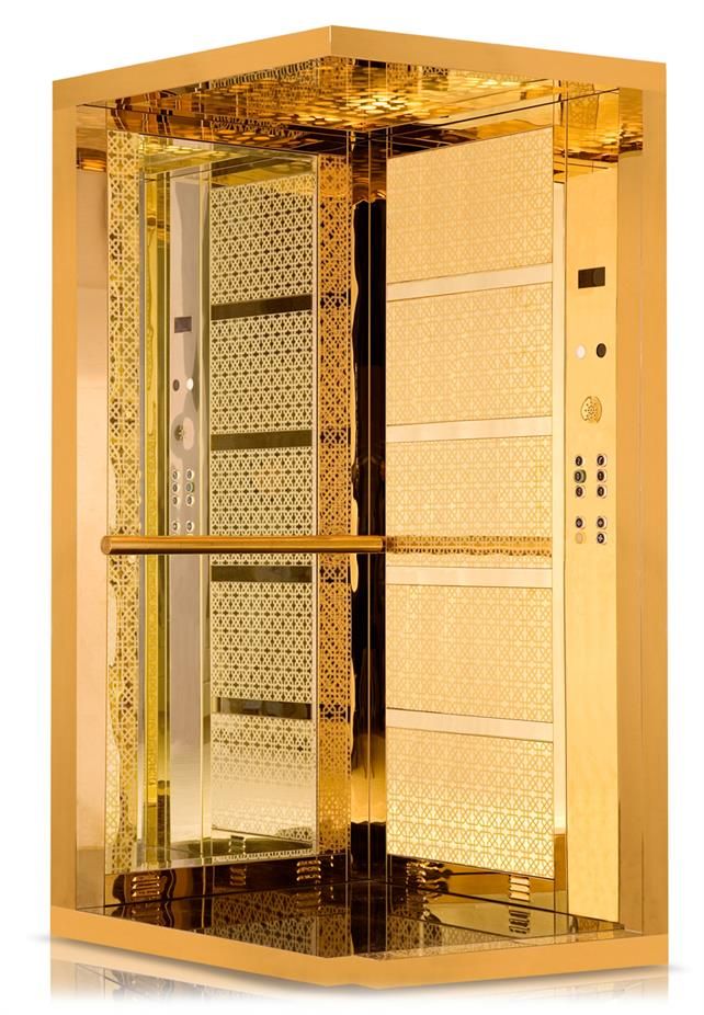 Gold Model Elevator Cabin