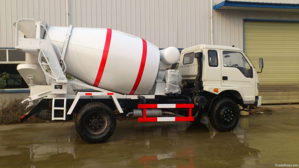 4 cbm concrete mixer truck